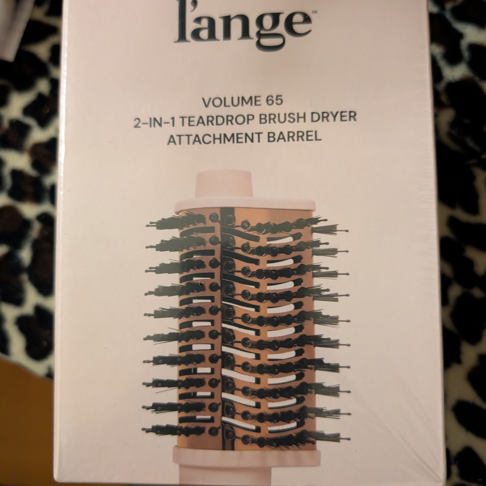 Lange Volume 65 2-in-1 Teardrop Brush Dryer - Black and Pink